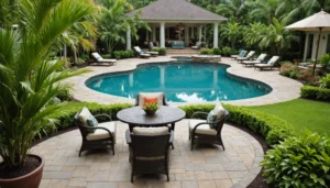 oval pool umrandung ideen