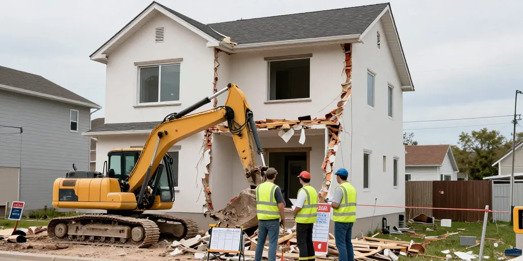 wie lange dauert ein hausabriss